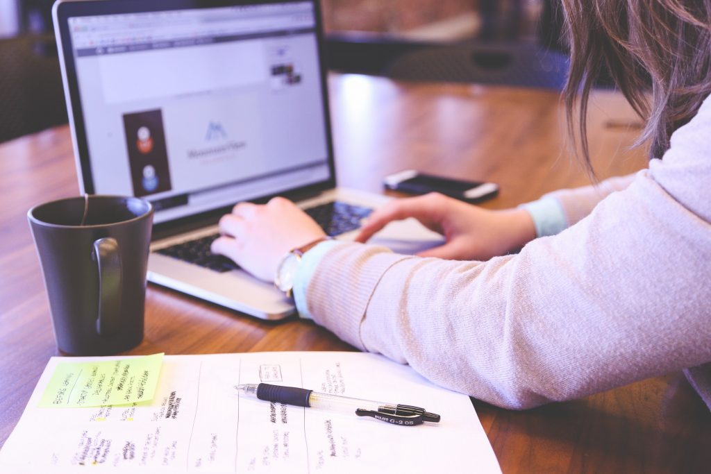 Businesswoman on Computer