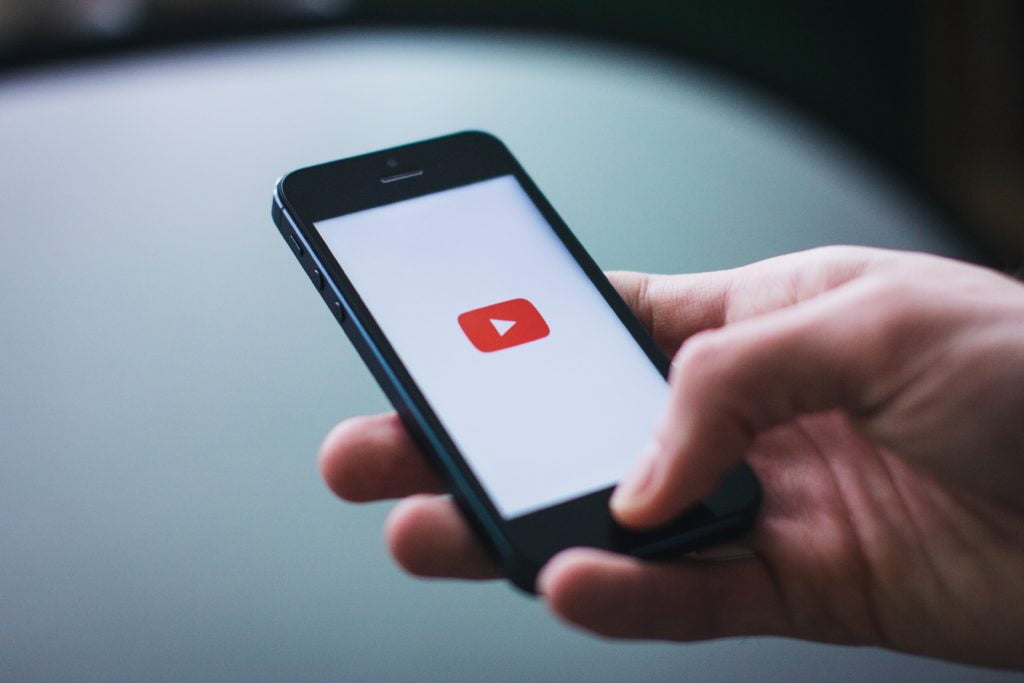 YouTube on mobile - pexels